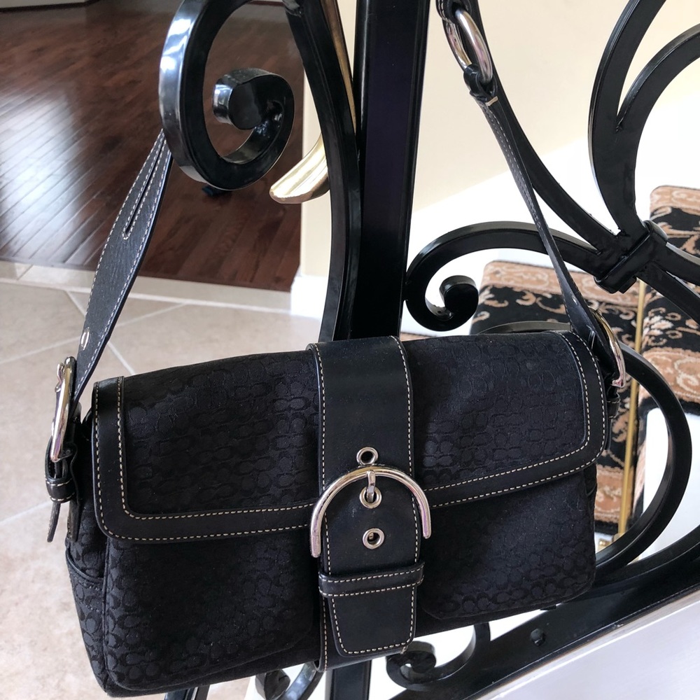 Black coach bag